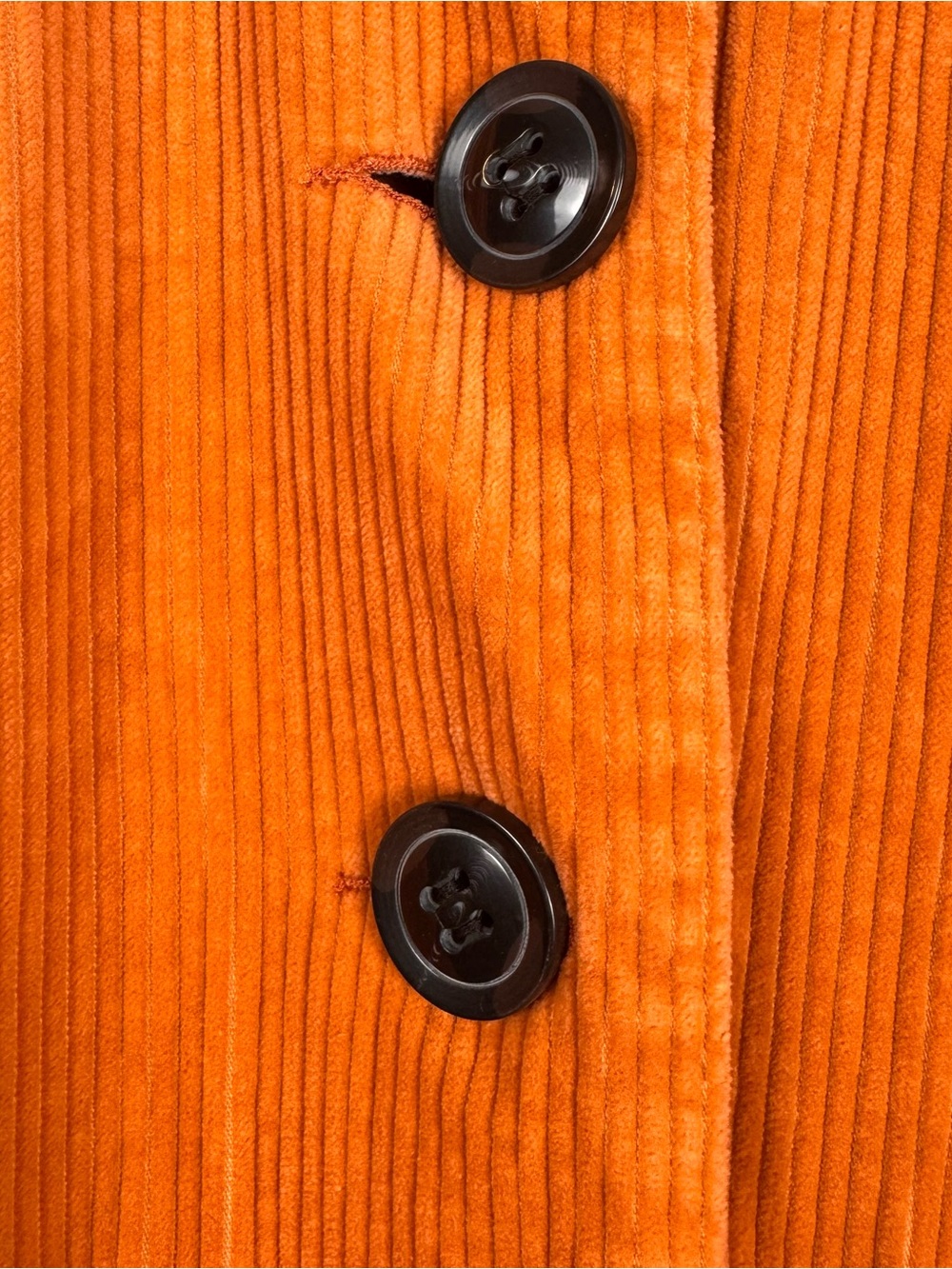 Relativity Vintage Y2K Pumpkin Orange Corduroy Swing Jacket XL - Picture 5 of 11